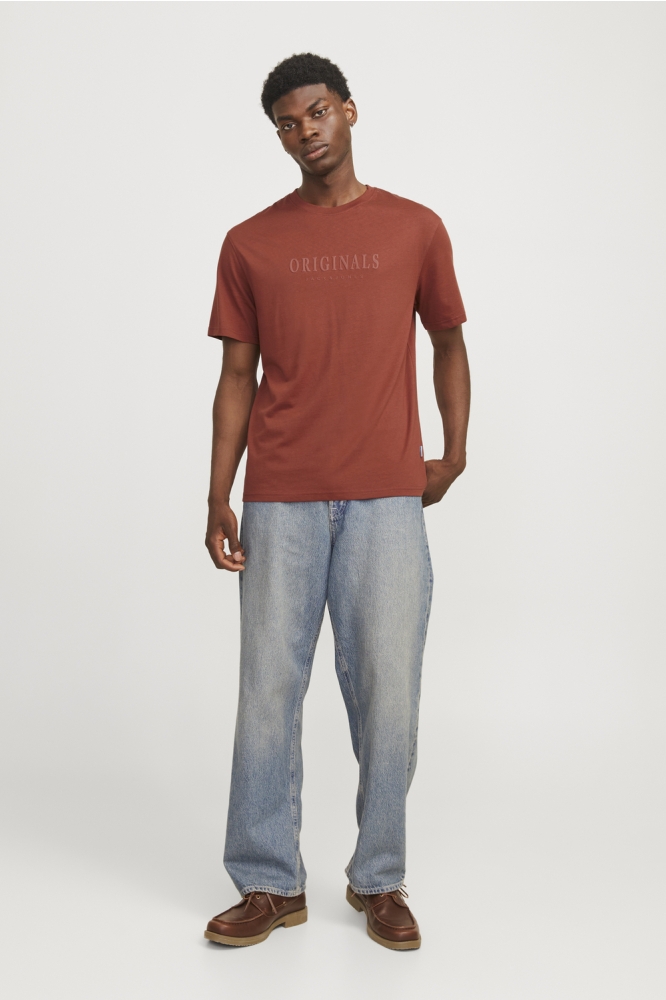 JORFREDERIKSBERG TEE SS CREW NECK N 12262494 BRANDY BROWN