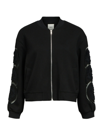 Object Vest OBJDORINA LO L/S SWEAT BOMBER E PA 23045850 BLACK