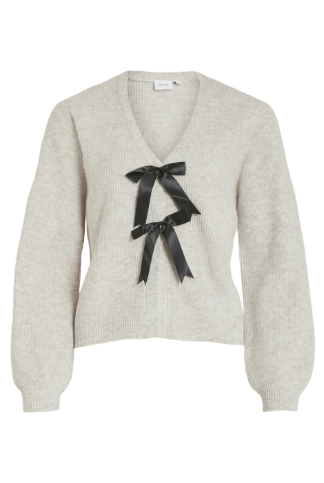 Vila vinelly l/s knit bow cardigan