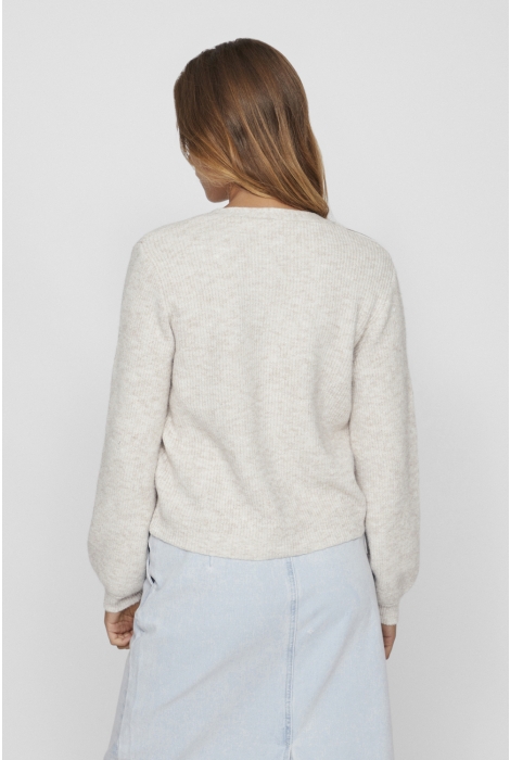 Vila vinelly l/s knit bow cardigan