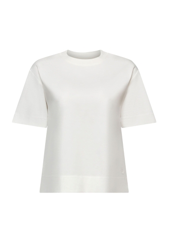Esprit T-shirt T SHIRT VAN PIMA KATOEN MET RONDE HALS 034EE1K322 110 OFF WHITE