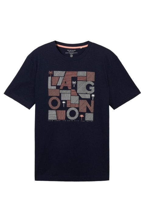 Tom Tailor structured print t-shirt