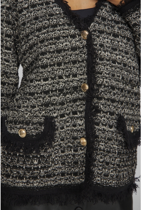 Vila visolera l/s detail knit cardigan