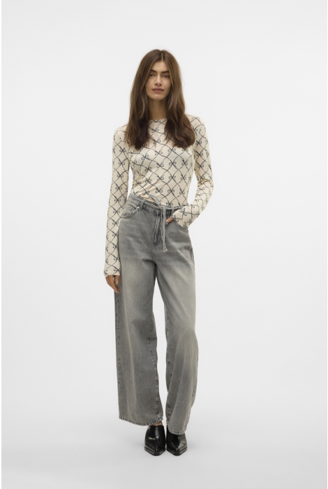 Vero Moda vmalberte cilia ls top box jrs