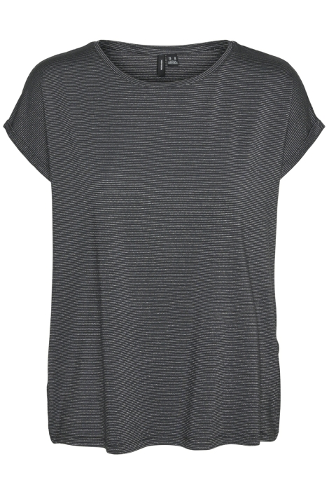 Vero Moda vmlava glitter ss top stripe ga