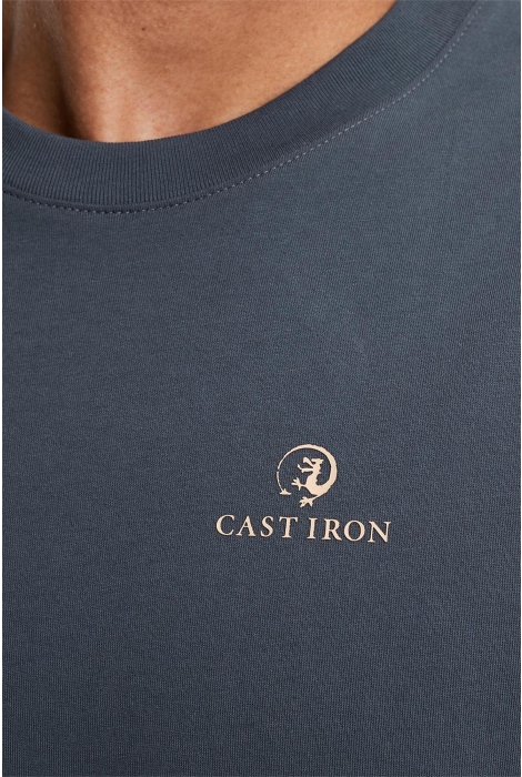 Cast Iron short sleeve r-neck regular fit si