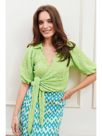 Lofty Manner Blouse TOP VIENNA PF07 2 507 Lime Green