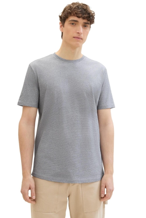 Tom Tailor rounded hem ministripe t-shirt