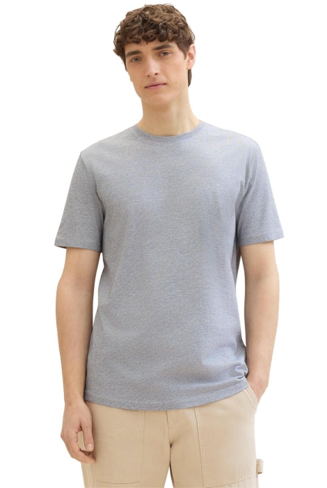 Tom Tailor rounded hem ministripe t-shirt