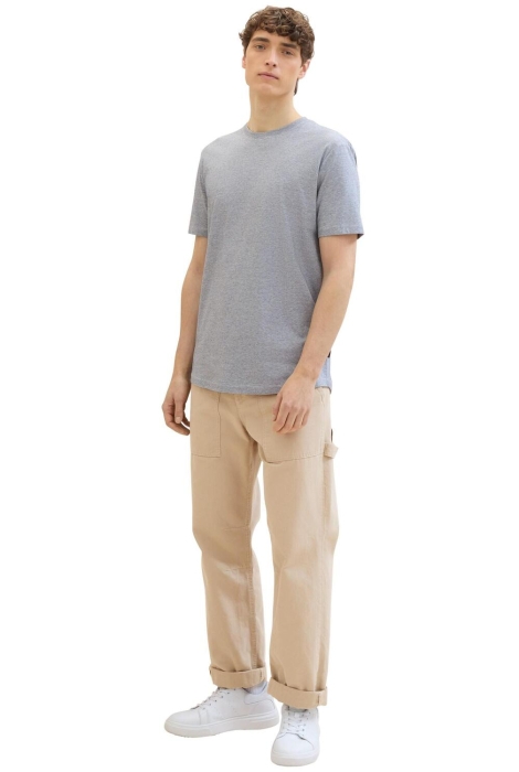 Tom Tailor rounded hem ministripe t-shirt