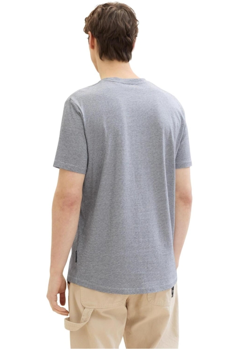 Tom Tailor rounded hem ministripe t-shirt