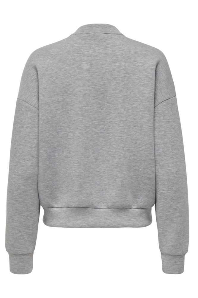 ONLNAOMI L/S BOMBER BOX SWT 15336901 LIGHT GREY MELANGE