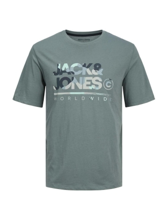 Jack & Jones T-shirt JJLUKE TEE SS CREW NECK 12256785 Goblin Blue/BIG