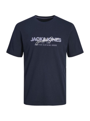 Jack & Jones T-shirt JJALVIS TEE SS CREW NECK 12256803 NAVY BLAZER