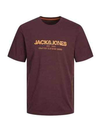 Jack & Jones T-shirt JJALVIS TEE SS CREW NECK 12256803 Vineyard Wine