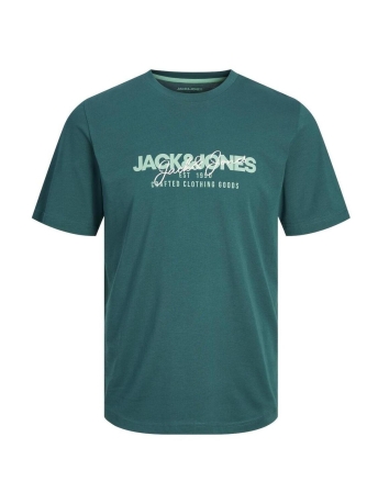Jack & Jones T-shirt JJALVIS TEE SS CREW NECK 12256803 Deep Teal