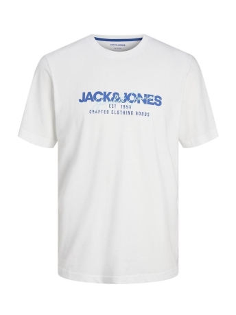 Jack & Jones T-shirt JJALVIS TEE SS CREW NECK 12256803 White