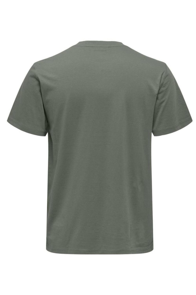 ONSMAX LIFE SS STITCH TEE NOOS 22025208 CASTOR GRAY