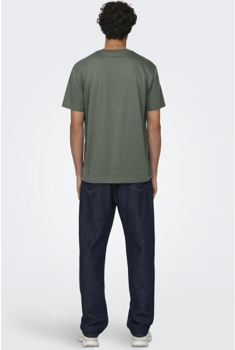 Only & Sons onsmax life ss stitch tee noos