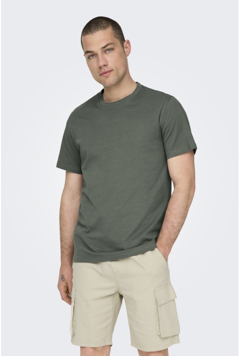 Only & Sons onsmax life ss stitch tee noos