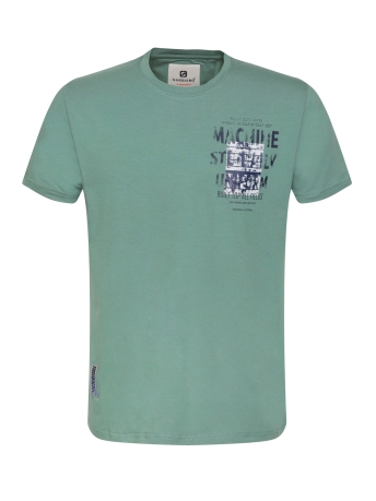 Gabbiano T-shirt T SHIRT MET BORSTPRINT 14010 500 green