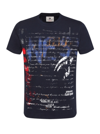 Gabbiano T-shirt T SHIRT MET PRINT 14011 301 navy