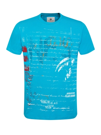 Gabbiano T-shirt T SHIRT MET PRINT 14011 514 petrol green