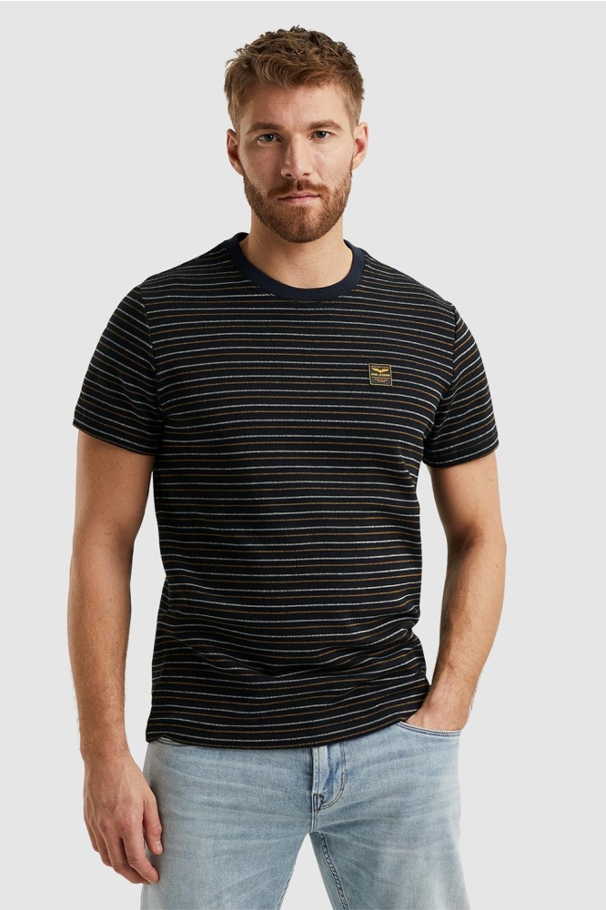 T SHIRT WITH STRIPE PATTERN PTSS2406595 5281