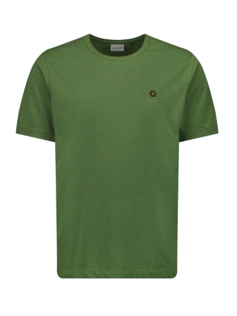 NO-EXCESS T-shirt GEMELEERD T SHIRT MET RONDE HALS 23350351 050 GREEN
