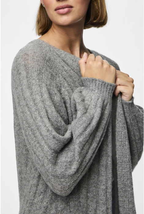 Pieces pcmaggy ls long knit cardigan noos