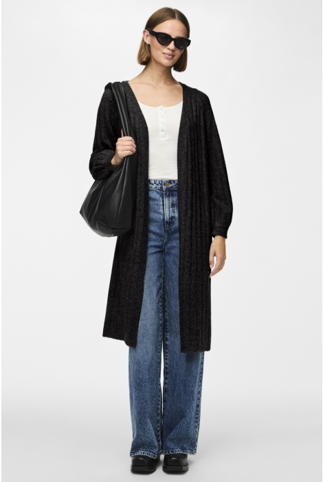 Pieces pcmaggy ls long knit cardigan noos