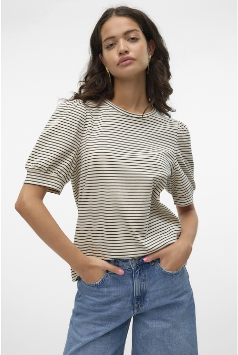 Vero Moda vmkerry 2/4 o-neck stripe top vma