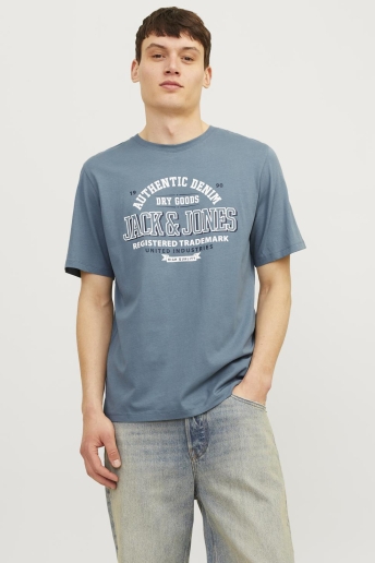 Jack & Jones T-shirt JJELOGO TEE SS O-NECK 2 COL AW24 SN 12254862 GOBLIN BLUE