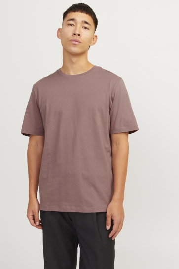 Jack & Jones T-shirt JJEORGANIC BASIC TEE SS O-NECK NOOS 12156101 TWILIGHT MAUVE