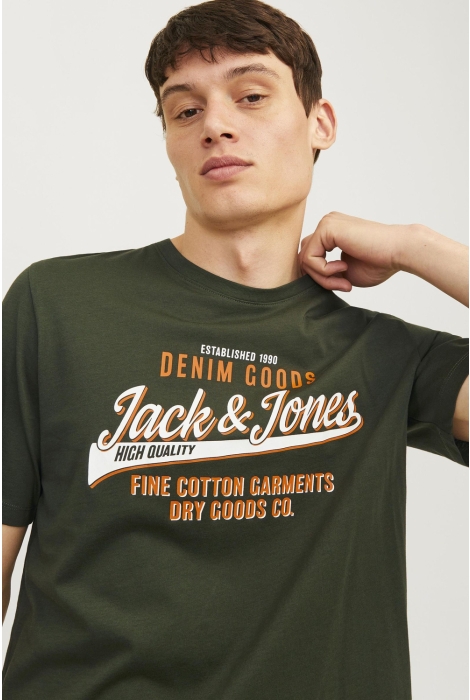 Jack & Jones jjelogo tee ss o-neck 2 col aw24 sn