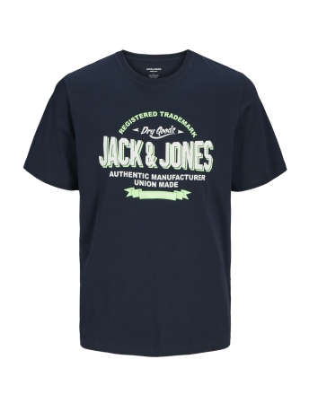 Jack & Jones T-shirt JJELOGO TEE SS O-NECK 2 COL AW24 SN 12254862 NAVY BLAZER