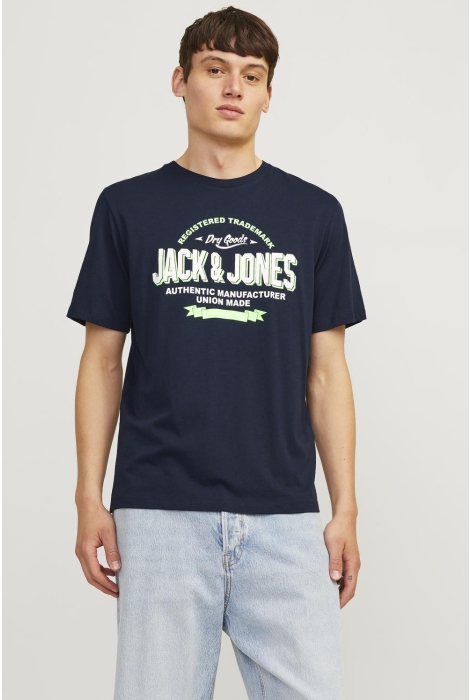 Jack & Jones jjelogo tee ss o-neck 2 col aw24 sn