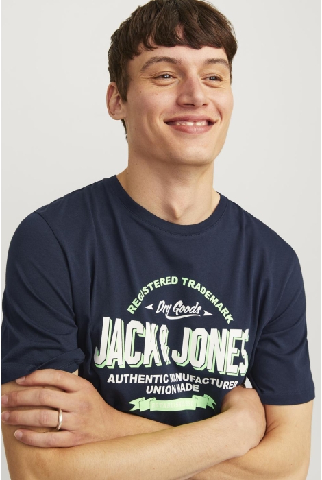 Jack & Jones jjelogo tee ss o-neck 2 col aw24 sn