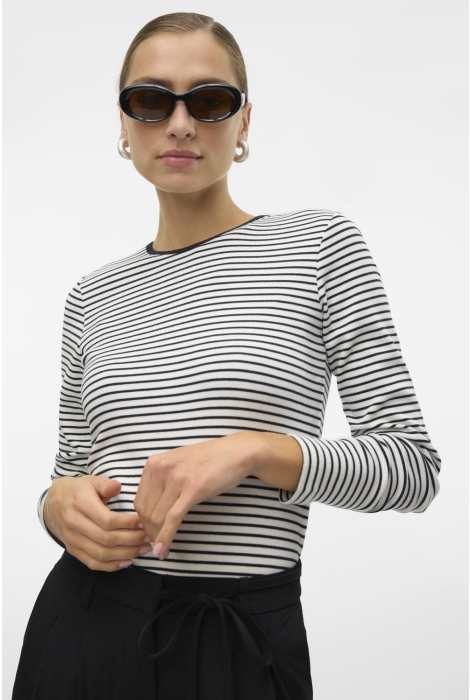 Vero Moda vmchloe stripe ls top ga jrs noos