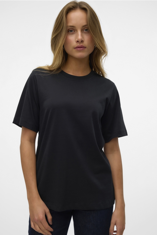 VMDEMI SS O-NECK TOP JRS NOOS 10308819 Black