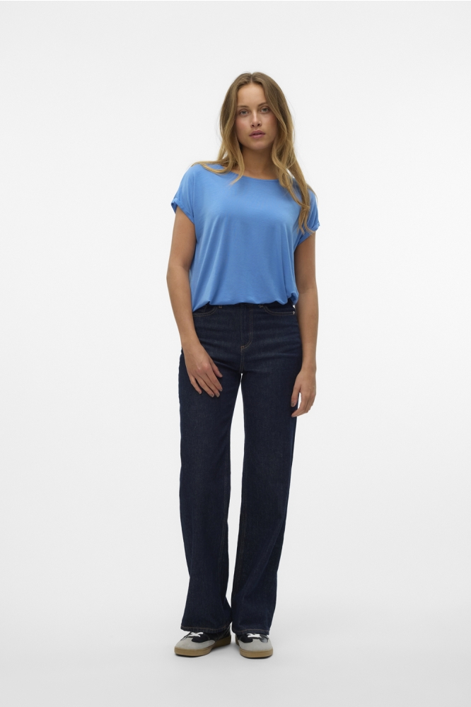 VMAVA PLAIN SS TOP GA JRS NOOS 10284468 Blue Jasper