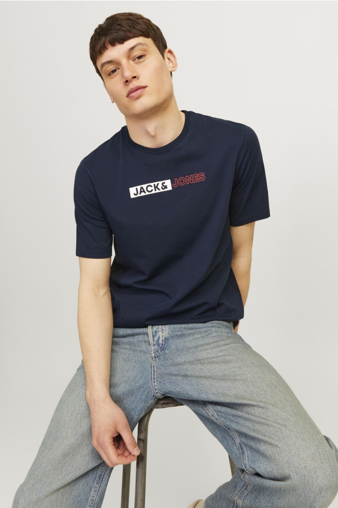 JJECORP LOGO TEE PLAY SS O-NECK NOO 12233999 NAVY BLAZER