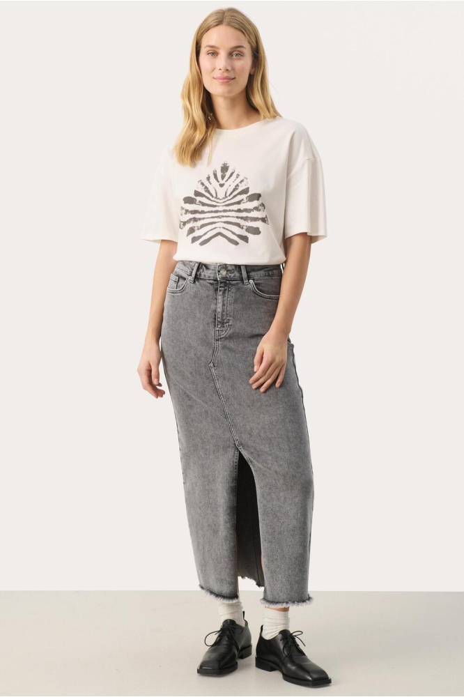 JAMINAPW TS 30308795 303095 TOFU GREY GRAPHIC PRINT