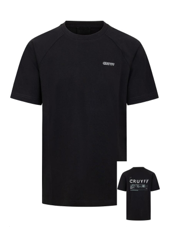 Cruyff T-shirt BACK GRAPHIC RAGLAN CA243021 998 Black