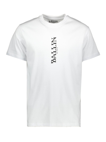 Ballin T-shirt T SHIRT VERTICAL 2456 WHITE