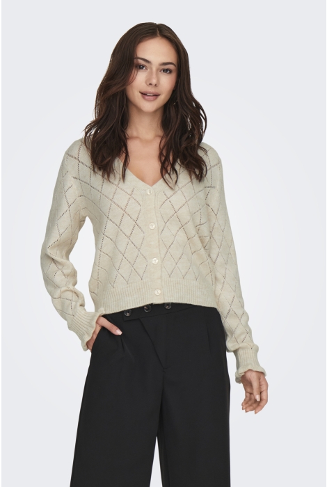 Jacqueline de Yong jdyletty l/s v-neck struc cardi knt