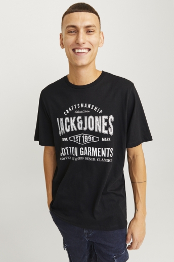 Jack & Jones T-shirt JJJEANS TEE SS O-NECK LN 12256779 Black