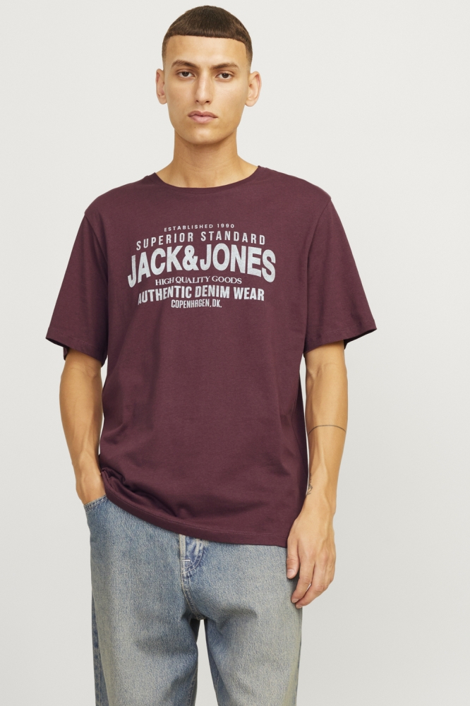 JJJEANS TEE SS O-NECK LN 12256779 Vineyard Wine