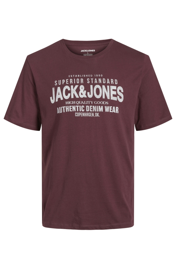 JJJEANS TEE SS O-NECK LN 12256779 Vineyard Wine