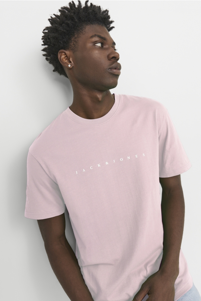 JJESTAR JJ TEE SS NOOS 12234746 Pink Nectar